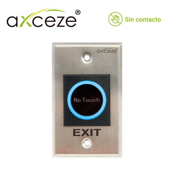BOTON SIN CONTACTO NO-TOUCH AX-TOUCH1 RELAY INTEGRADO BOTON DE ACTIVACION INMEDIATA CON LED.
