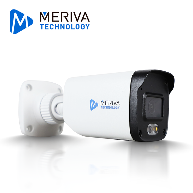 CAMARA IP BULLET MERIVA TECHNOLOGY MOB-600FS4D / 6MP / H.265+ / 2.8MM / ILUMINACION DUAL (20 - 30M IR / LUZ CALIDA) / IP