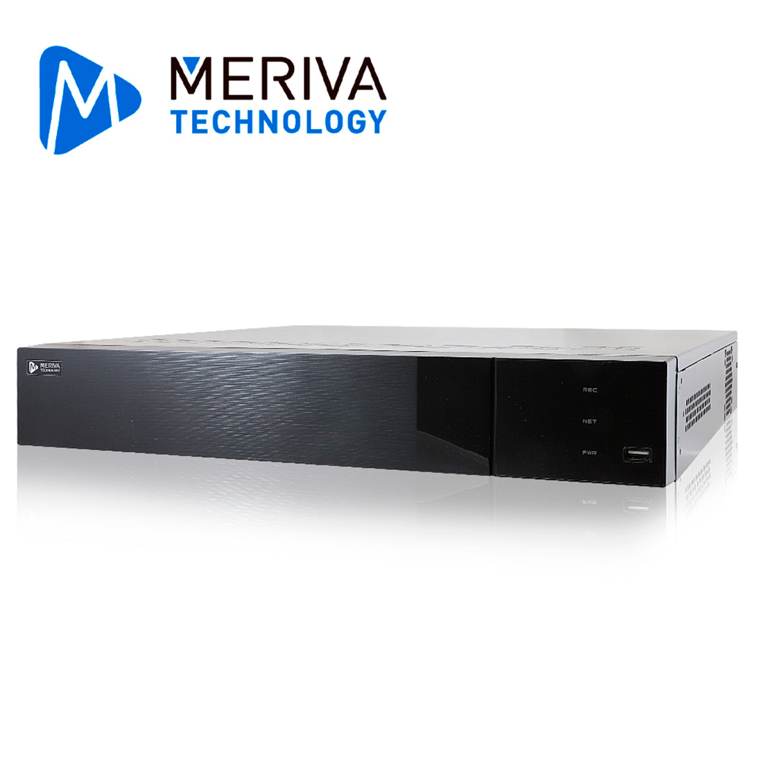 NVR 8 CH IP 4K MERIVA TECHNOLOGY MAIN-0808A / 8 PUERTOS POE / ONVIF / RECONOCIMIENTO FACIAL / LPR / MIA 2.0 INTELIGENCIA