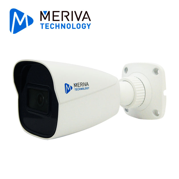 CAMARA HD BULLET MERIVA TECHNOLOGY MSC-8201 / 8MP - 4K / AHD/TVI/CVI / 3.6MM / 20 - 30M IR / IP67 / METALICA / 12 VCD / 