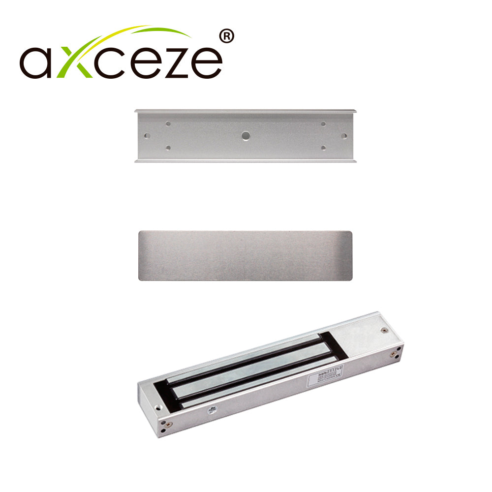 MN620 KIT CON 1x CHAPA MAGNETICA AX-M620L + 1x BRACKET TIPO U AX-M620-U + 1x BRACKET TIPO L AX-M620-L PARA PUERTA DE VID