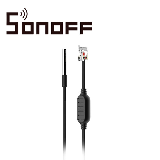 SENSOR DE TEMPERATURA SONOFF WTS01 / A PRUEBA DE AGUA / INALAMBRICO COMPATIBLE CON SONOFF TH ORIGIN/ELITE PARA IOS Y AND