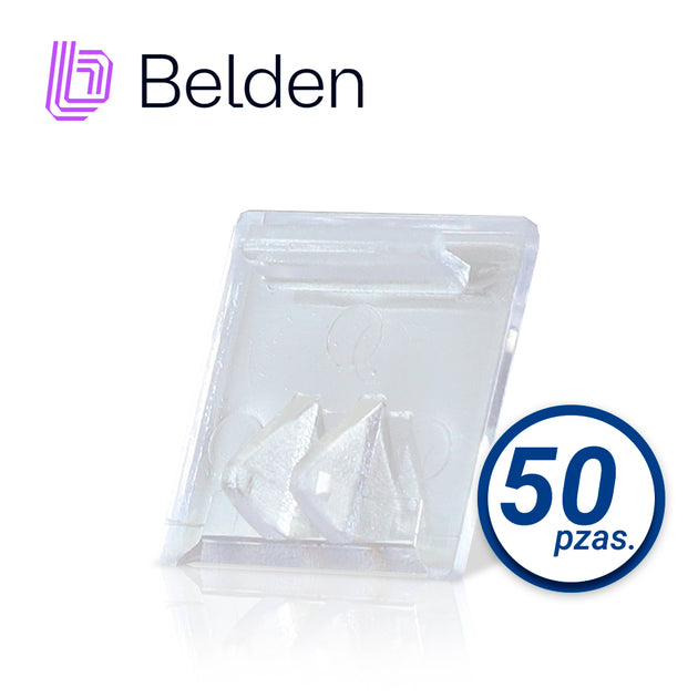 CUBIERTA ANTIPOLVO PARA JACK MODULAR BELDEN AX101790 TRANSPARENTE 50 PZA