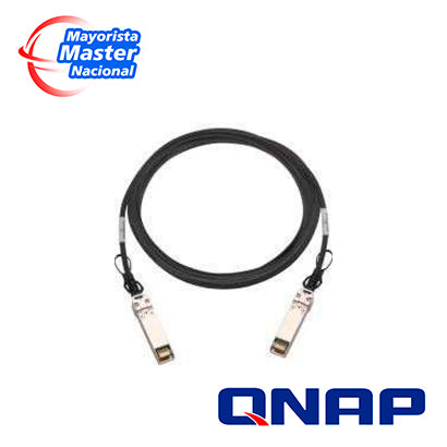 CABLE DIRECT ATTACH TWINAXIAL QNAP CAB-DAC15M-Q28 / QSFP28 100GBE / LONGITUD 1.5M / COMPATIBLE CON NAS Y TARJETAS DE RED