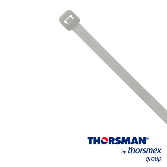 CINCHO NYLON TH-190 THORSMAN 4200-03000 COLOR NATURAL, A 4.8MM - L 190MM, BOLSA/100PZS, DIAMETRO MAXIMO CAPACIDAD DE ATA