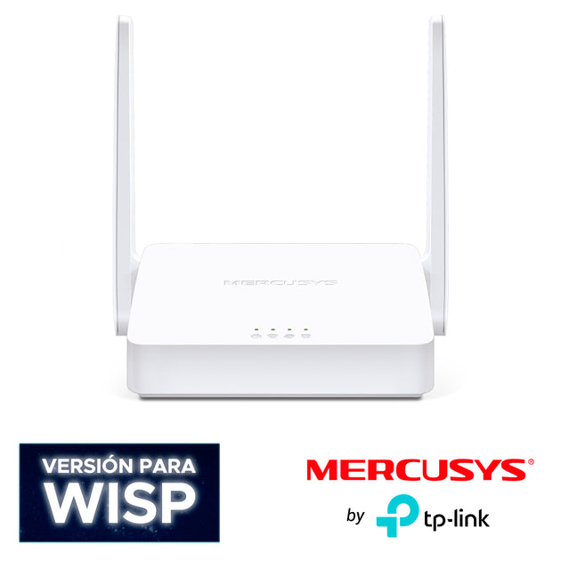 ROUTER INALAMBRICO MERCUSYS MW302R VELOCIDAD DE TRANSMISION INALAMBRICA 300 MBPS ADMITE 4 MODOS DE OPERACION: ENRUTADOR,