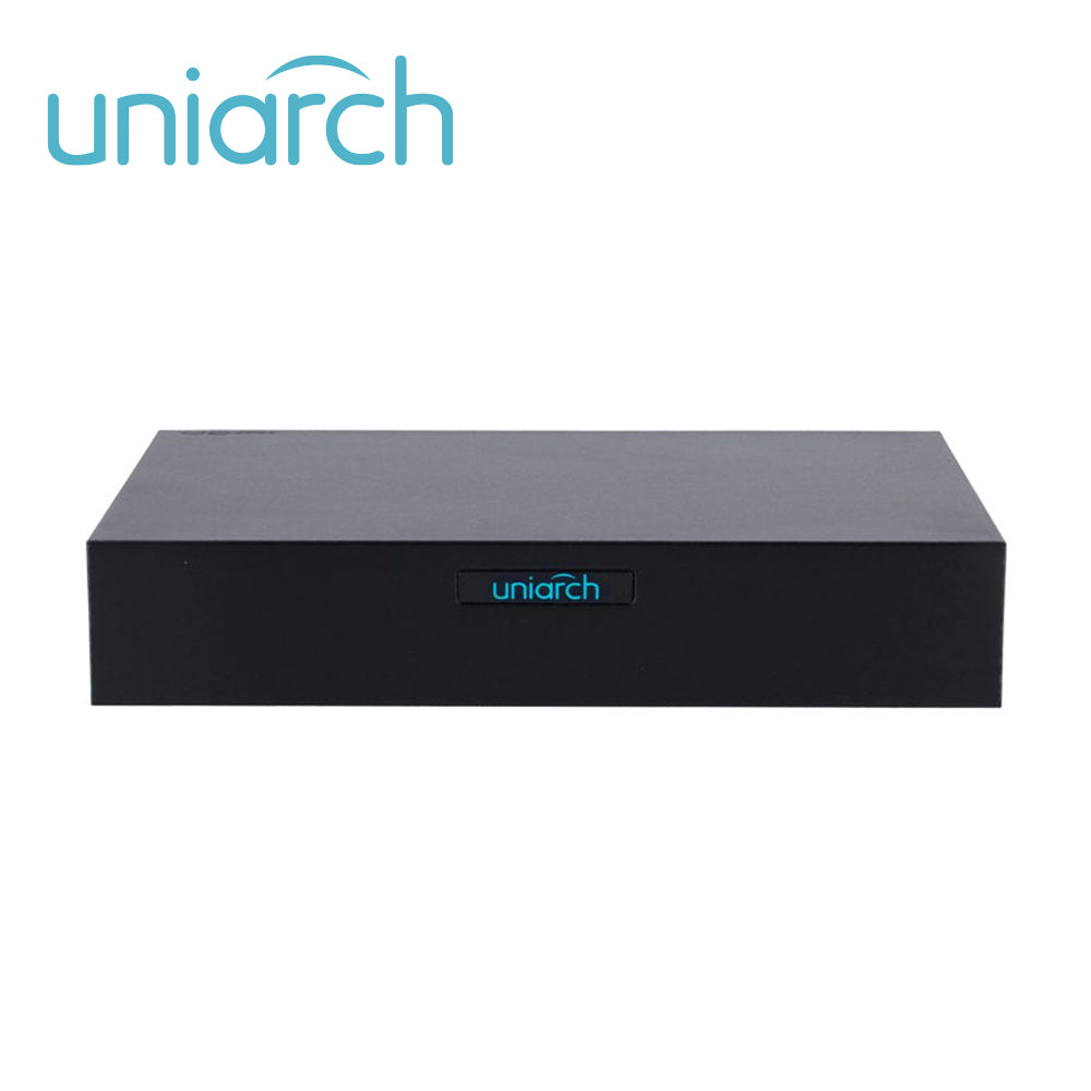 DVR PENTAHIBRIDO UNIARCH XVR-108F / 10 CANALES DE VIDEO / 8 CANALES ANALOGICOS (2 MP LITE) / 2 CANALES IP (6 MP) / SALID