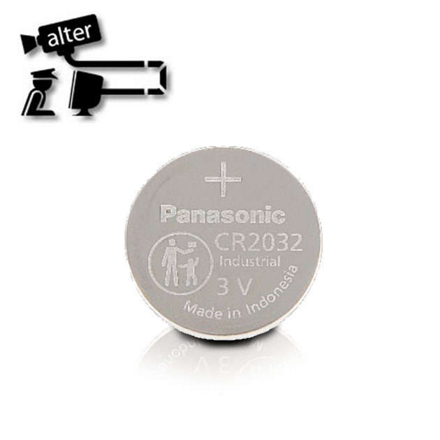 BATERIA LITIO PANASONIC CR2032 3V 225MAH TIPO MONEDA PARA USO EN CONTROLES REMOTOS Y RESPALDO DE MEMORIAS TEMPERATURA OP