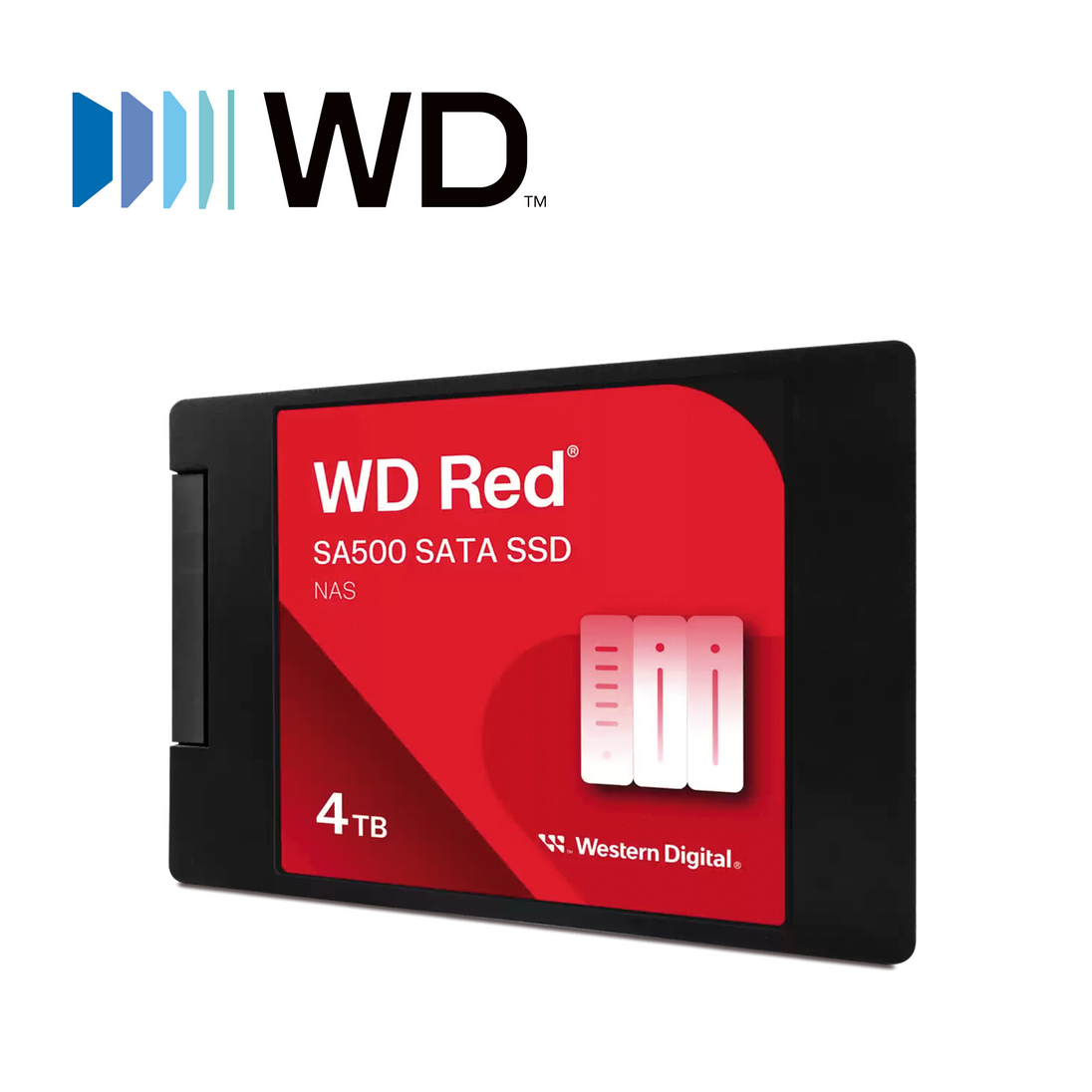 UNIDAD DE ESTADO SOLIDO WESTERN DIGITAL WDS400T2R0A SSD INTERNO WD RED SA500 4TB 2.5 SATA3 6GBS LECT 560MBS ESCRIT 520MB