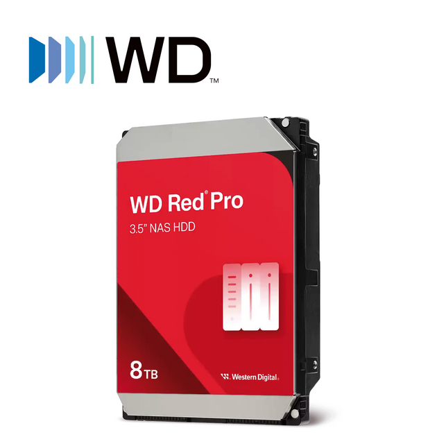 DD DISCO DURO 8 TB SATA WD RED PRO WD8005FFBX 7200RPM CACHE 256MB ESPECIAL PARA ALMACENAMIENTO Y NAS