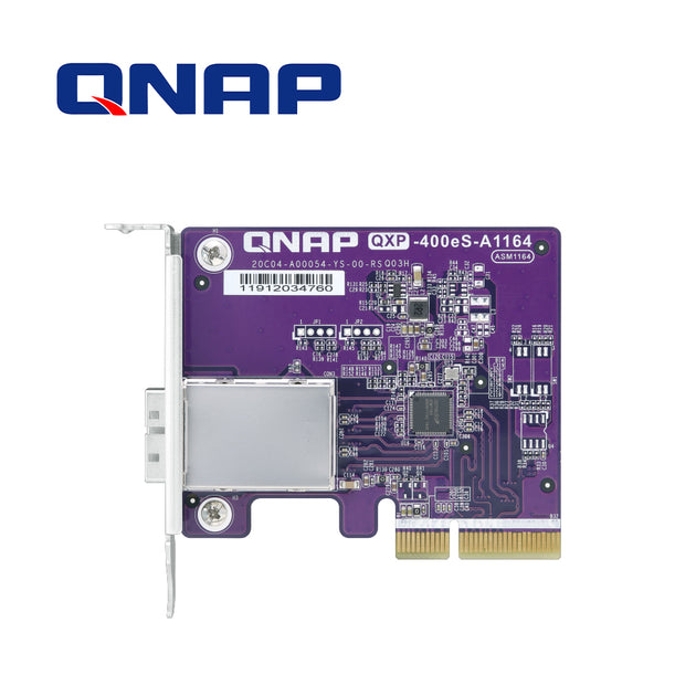 QNAP QXP-400eS-A1164 ADAPTADOR DE BUS DE HOST SATA DE 1 PUERTO SFF-8088 4 x SATA 6GB/S PCIe 3.0 x2 PARA QNAP NAS WINDOWS