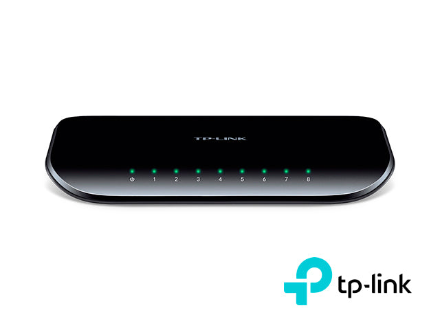 SWITCH NO ADMINISTRABLE TP-LINK TL-SG1008D/ 8 PUERTOS RJ45 10/100/1000 MBPS/ TECNOLOGIA DE AHORRO DE ENERGIA/ DISEÑADO P