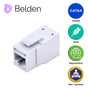 CONECTOR MODULAR JACK CAT6A RJ45 BELDEN RVAMJKUEW-S1 / REVCONNECT / INTERIOR ...