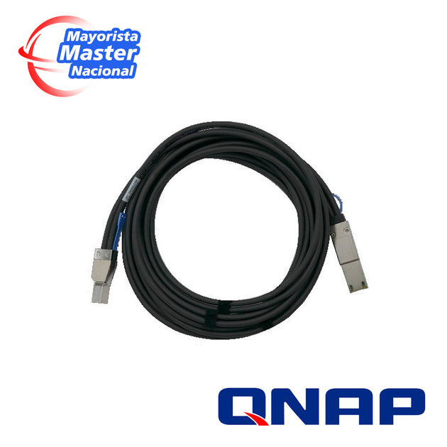 QNAP CAB-SAS30M-8644-8088 MINI SAS CABLE (SFF-8644 TO SFF-8088), 3.0M