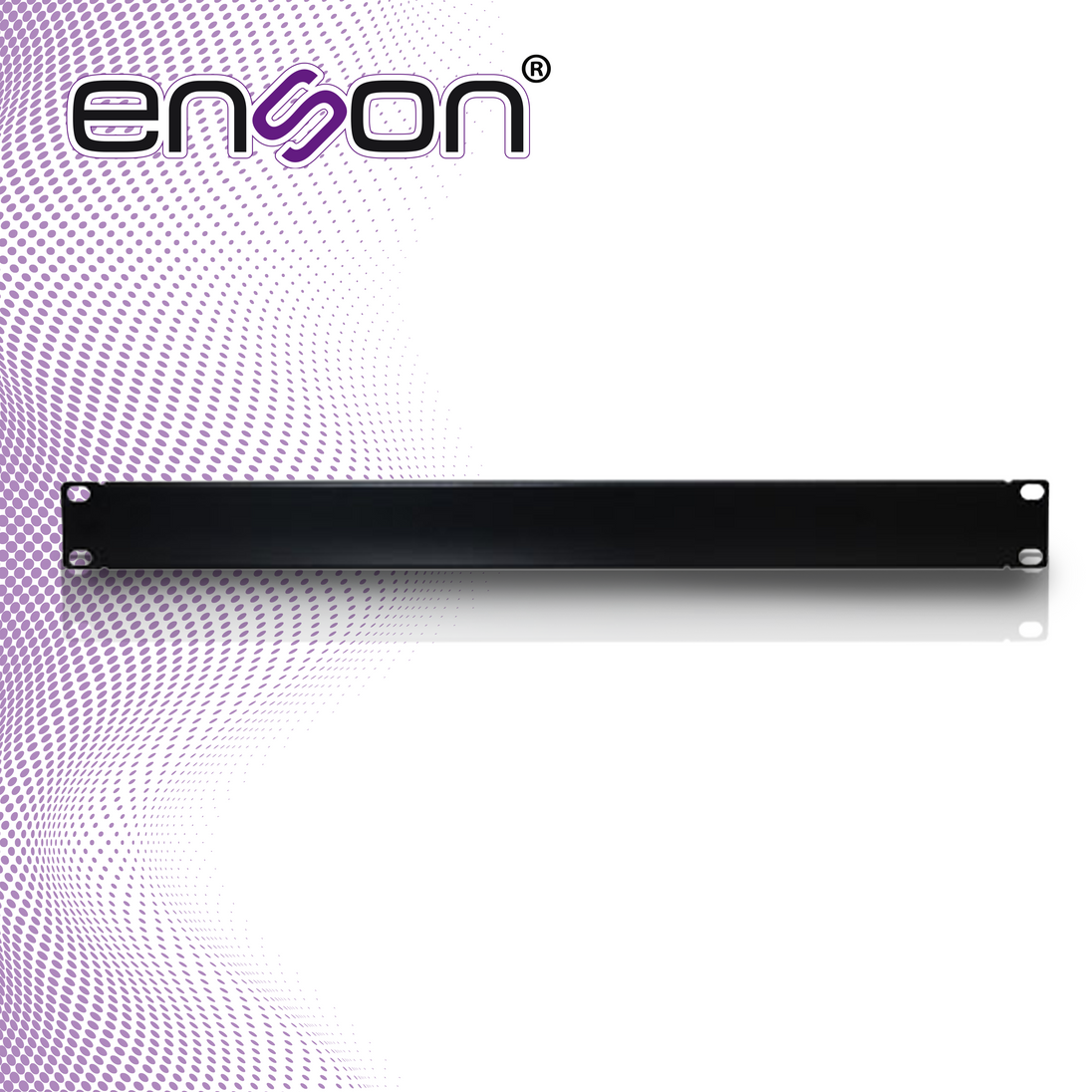 TAPA CIEGA PARA RACK O GABINETE ENSON ENS-FLAT1 FABRICADA EN LAMINA DE ACERO CALIBRE 22 IDEAL PARA CUBRIR ESPACIOS VACIO