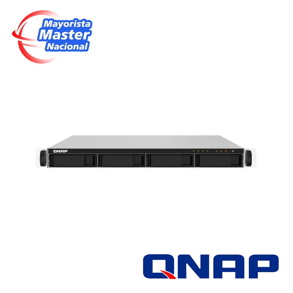NAS QNAP TS-432PXU-RP-2G-US / PROCESADOR ANNARPUNA LABS APLINE / MEMORIA RAM 2GB / 4 BAHIAS FRONTALES SATA 3.5 PULGADAS 