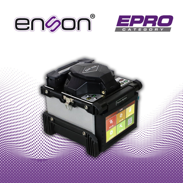FUSIONADORA DE FIBRA OPTICA ENSON ENS-FS98 PARA FIBRA MONO MODO Y MULTIMODO EMPALME EN 8 SEGUNDOS PANTALLA LCD A COLOR 4