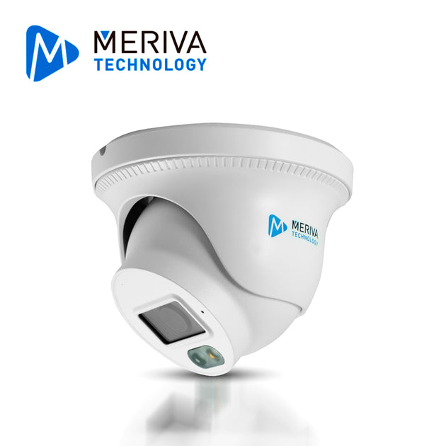 CAMARA IP DOMO MERIVA TECHNOLOGY MTD-203D / 2MP / H.265+ / 2.8MM / ILUMINACION DUAL (20-30M IR / 10-20M LUZ BLANCA) / IP