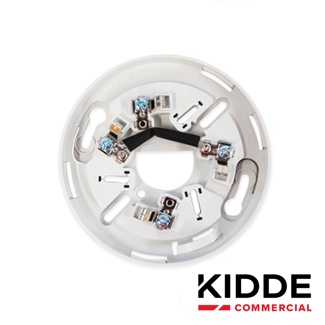 BASE ESTANDAR KIDDE KI-SB COMPATIBLE CON TODOS LOS DETECTORES DE LA SERIE KI, ESTE DISPOSITIVO PROPORCIONA TERMINALES DE