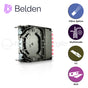 CASSETTE FX ECX BELDEN MULTIMODO FC4X12LDFS / OM4 / ERIKA VIOLETA / LC DUPLEX...