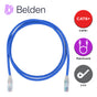 PATCH CORD UTP CAT6+ BELDEN C601106007 / INTERIOR / AZUL / 4 PARES / 24 AWG /...