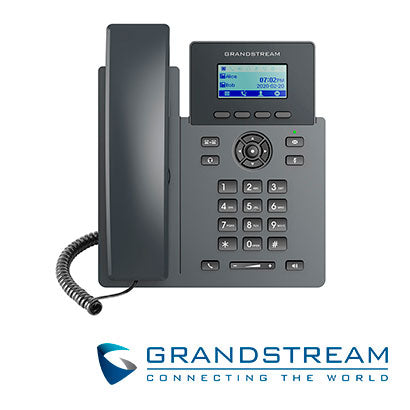 TELEFONO IP GRADO CARRIER GRANDSTREAM GRP2601 / 2 CUENTAS SIP / 2 LINEAS / PANTALLA LCD / CONFERENCIA DE 5 VIAS /2 PUERT