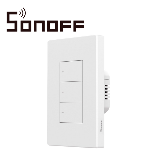 APAGADOR DE PARED TOUCH ZIGBEE SONOFF ZBM5-3C-120W / ZIGBEE 3.0 / 3 CANALES/ SOLUCIONES DE SMART HOME/ CARGA MAXIMA TOTA