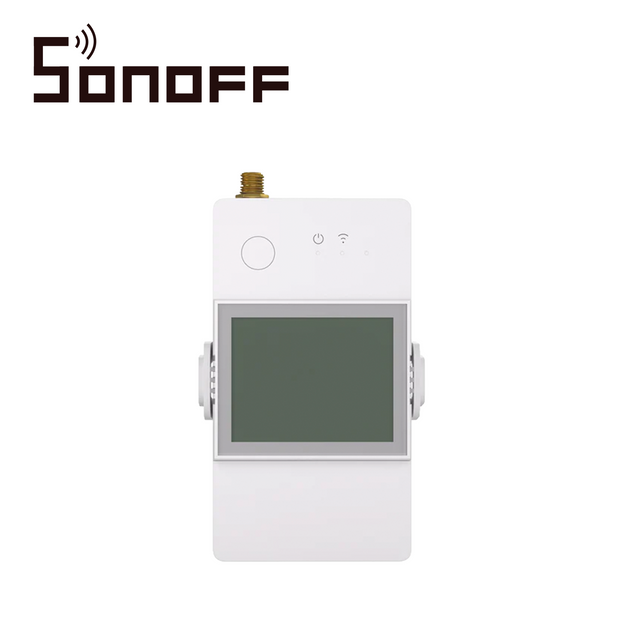 MEDIDOR DE ENERGIA SONOFF POWCT / PERMITE MEDIR CORRIENTES HASTA DE 100 AMP SIN TOCAR CABLES ACTIVOS / DISEÑO DE ABRAZAD
