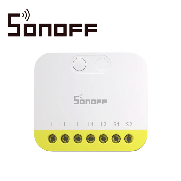 MINI INTERRUPTOR INALAMBRICO SONOFF MINI-ZB2GS-L / ZIGBEE 3.0 / CON 2 CANALES INDEPENDIENTES / NO NECESITA NEUTRO / CARG