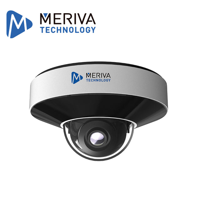 CAMARA IP DOMO MERIVA TECHNOLOGY MFD-EB600F / 6 MP / H.265+ / 2.8 MM / 10 - 20M IR / IP67 / METALICA / 12 VCD / POE / SO