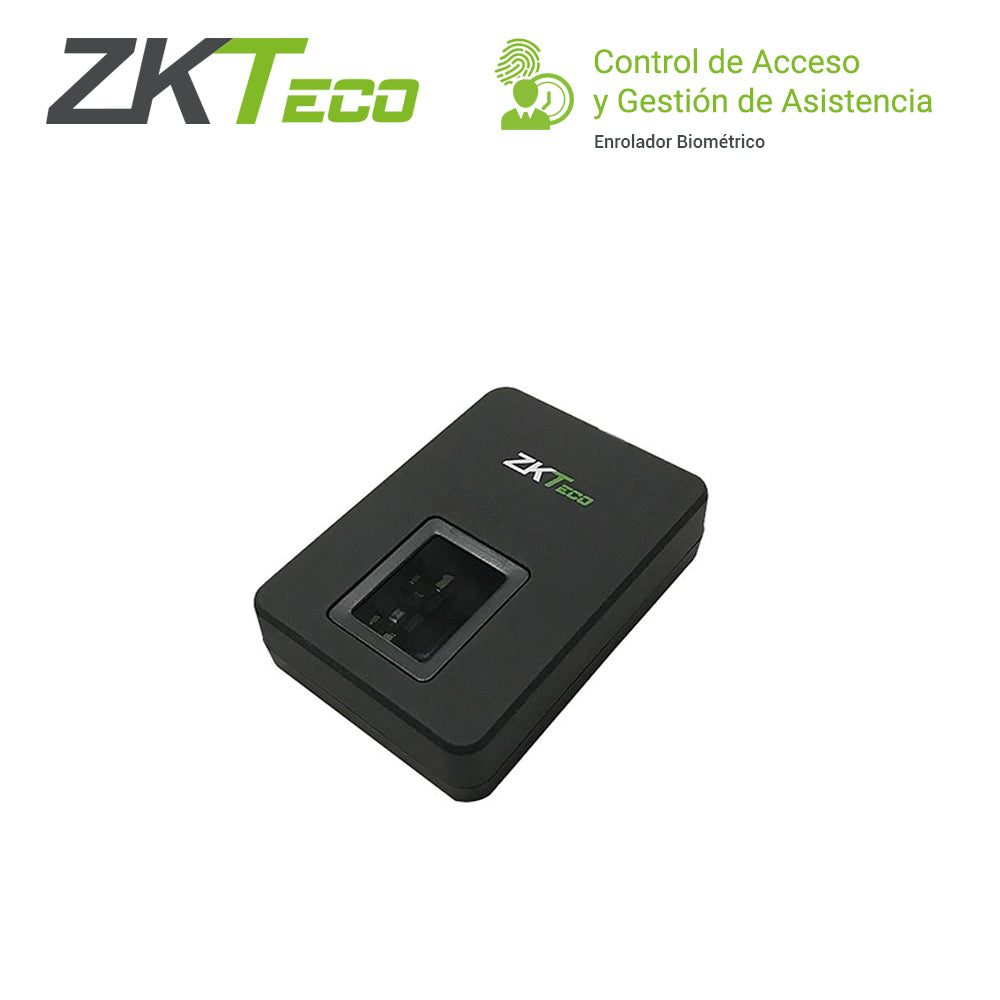 ENROLADOR BIOMETRICO USB ZKTECO ZK9500 COMPATIBLE CON ZKBIO CVSECURITY, ZKBIO CVACCESS, BIOTIME PRO, REGISTRA HUELLAS *S