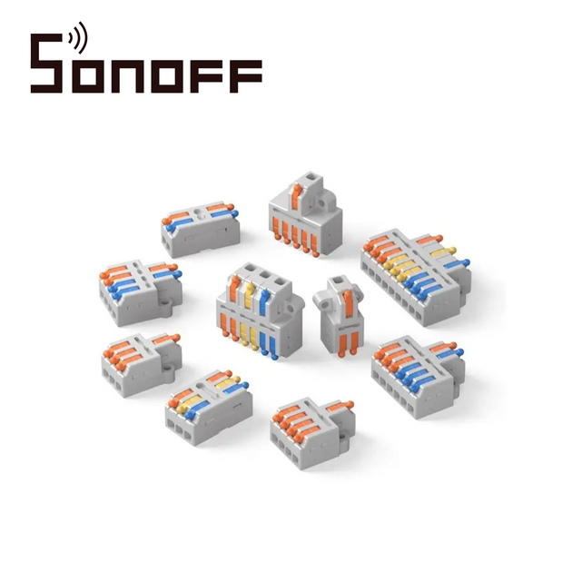 CONECTORES DE EMPALME RAPIDO SONOFF D1-2 / JUEGO DE 54 CONECTORES RAPIDOS DE DIFERENTES CAPACIDADES DE CONDUCTORES /IDEN