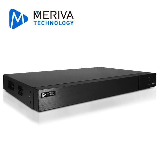 DVR MERIVA TECHNOLOGY MXVR-6216A HD H.265 24 CH 5MP PENTA HIBRIDO 16CH BNC + 8CH IP / SALIDA HDMI (1080P) + 1 VGA + BNC 