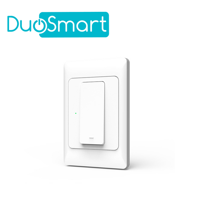 SWITCH APAGADOR WIFI 2.4 GHZ DUOSMART A11 / 1 BOTON-UNIDAD / COMPATIBLE CON ALEXA Y GOOGLE HOME / TEMPORIZADORES / ESCEN