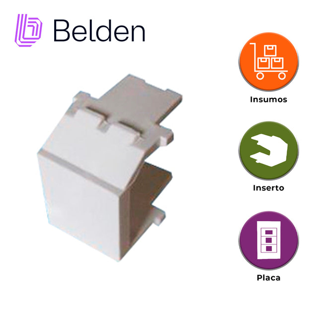 INSERTO KEYCONNECT BELDEN AX102262 / BLANCO / PIEZA