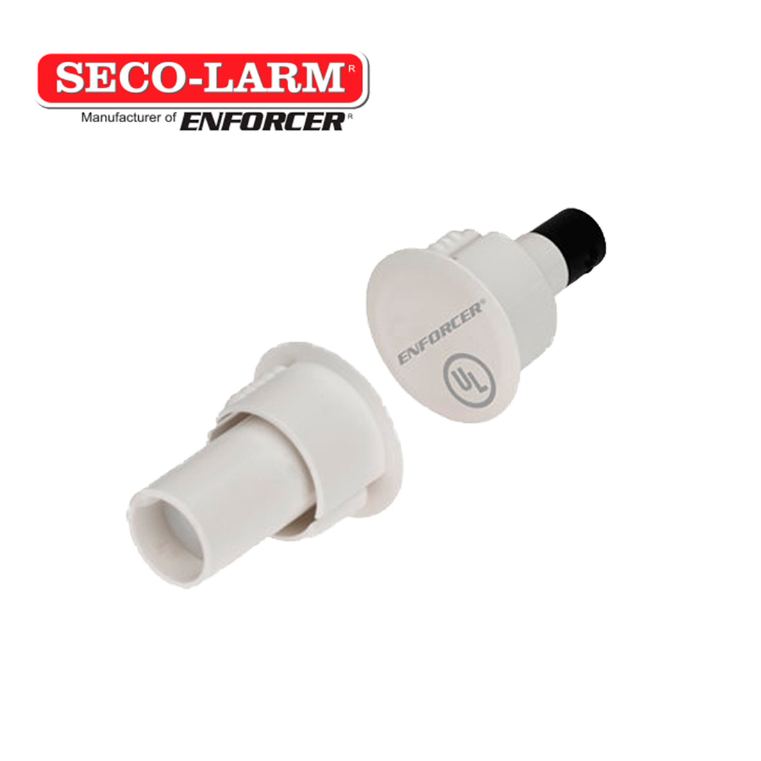 CONTACTO MAGNETICO DE MONTAJE EMPOTRADO SECO-LARM SM-4104-TQ/W BLANCO / SEPARACION DE 1 PULGADA 25 MM / TERMINALES DE CO