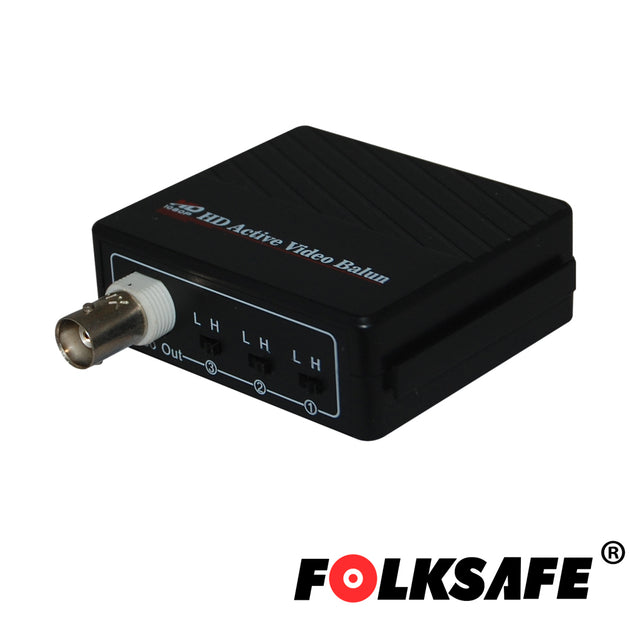 TRANSCEPTOR HD ACTIVO FS-HDA4501R FOLKSAFE UN CANAL DE VIDEO, RECOMENDABLE PARA SOLUCIONES A LARGA DISTANCIA, PUEDE SER 