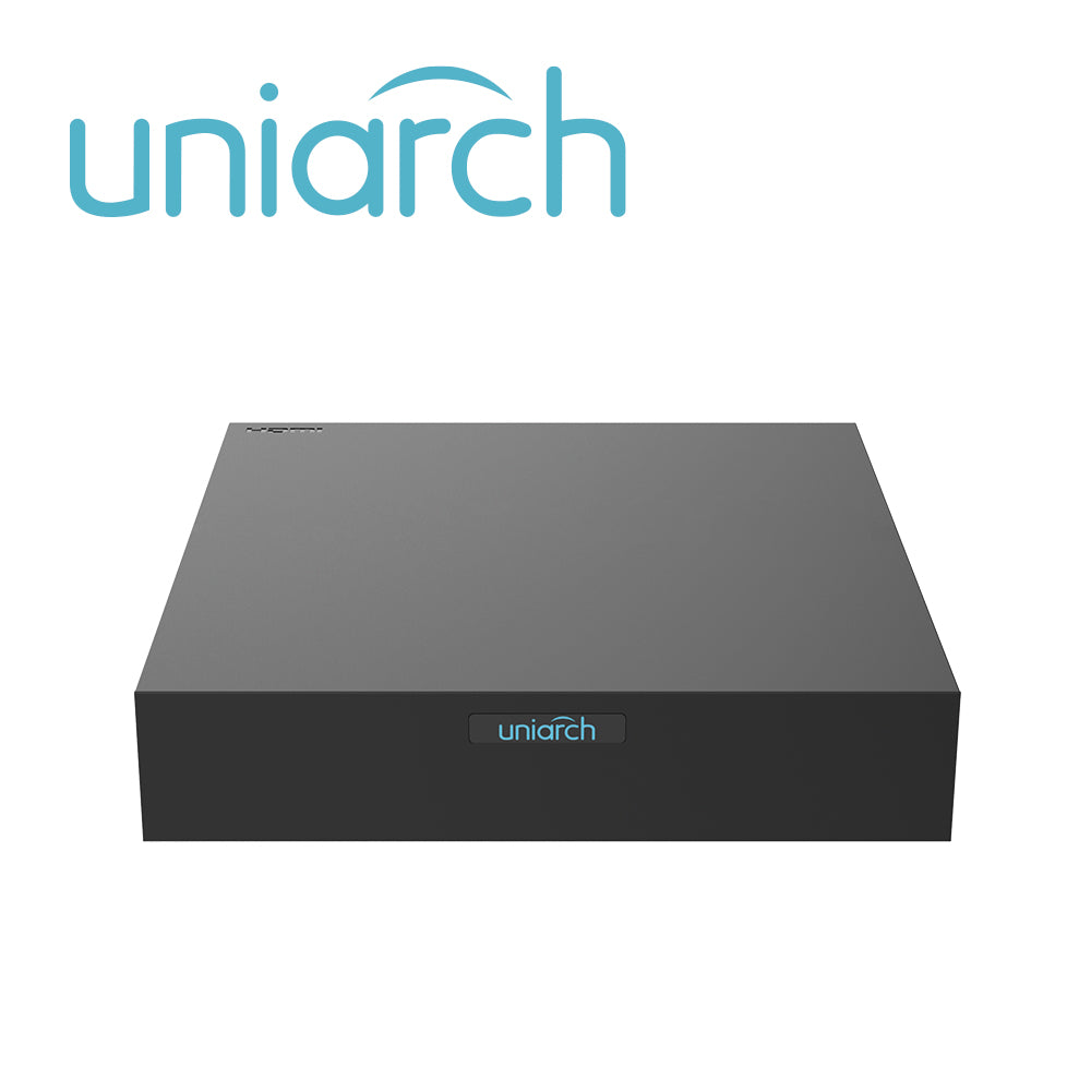 NVR UNIARCH 4 CANALES NVR-104S3-P4-ECO / PLUG&PLAY / 6 MP/ CAPACIDAD 1 DISCO DURO HASTA 6 TB TOTAL /1 SALIDA HDMI Y 1 SA