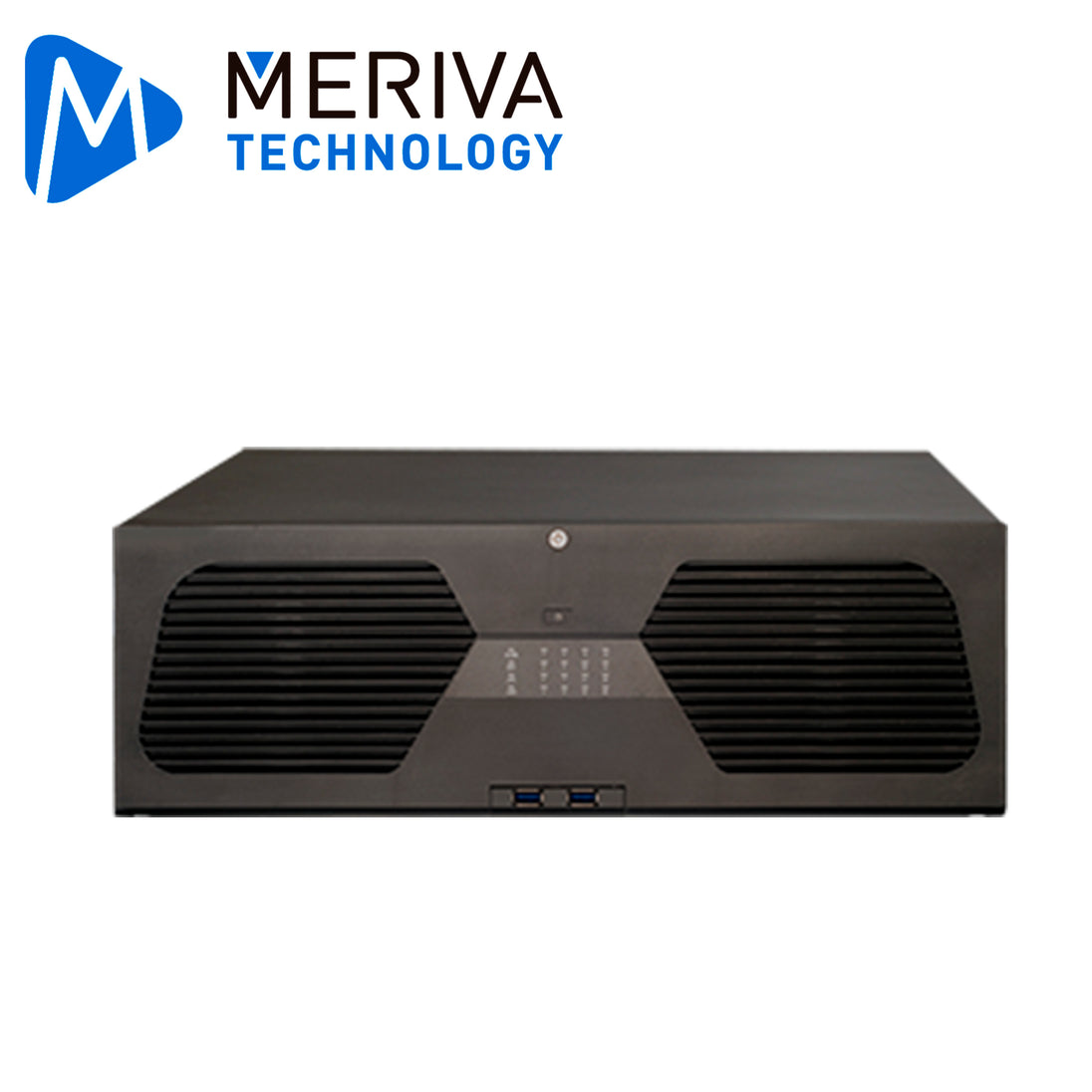 NVR 128CH IP 8K MERIVA TECHNOLOGY MNVR-16128A / NO POE / ONVIF / 4 SALIDAS HDMI + 1 VGA SIMULTANEAS / P2P CLOUD / ANALIT