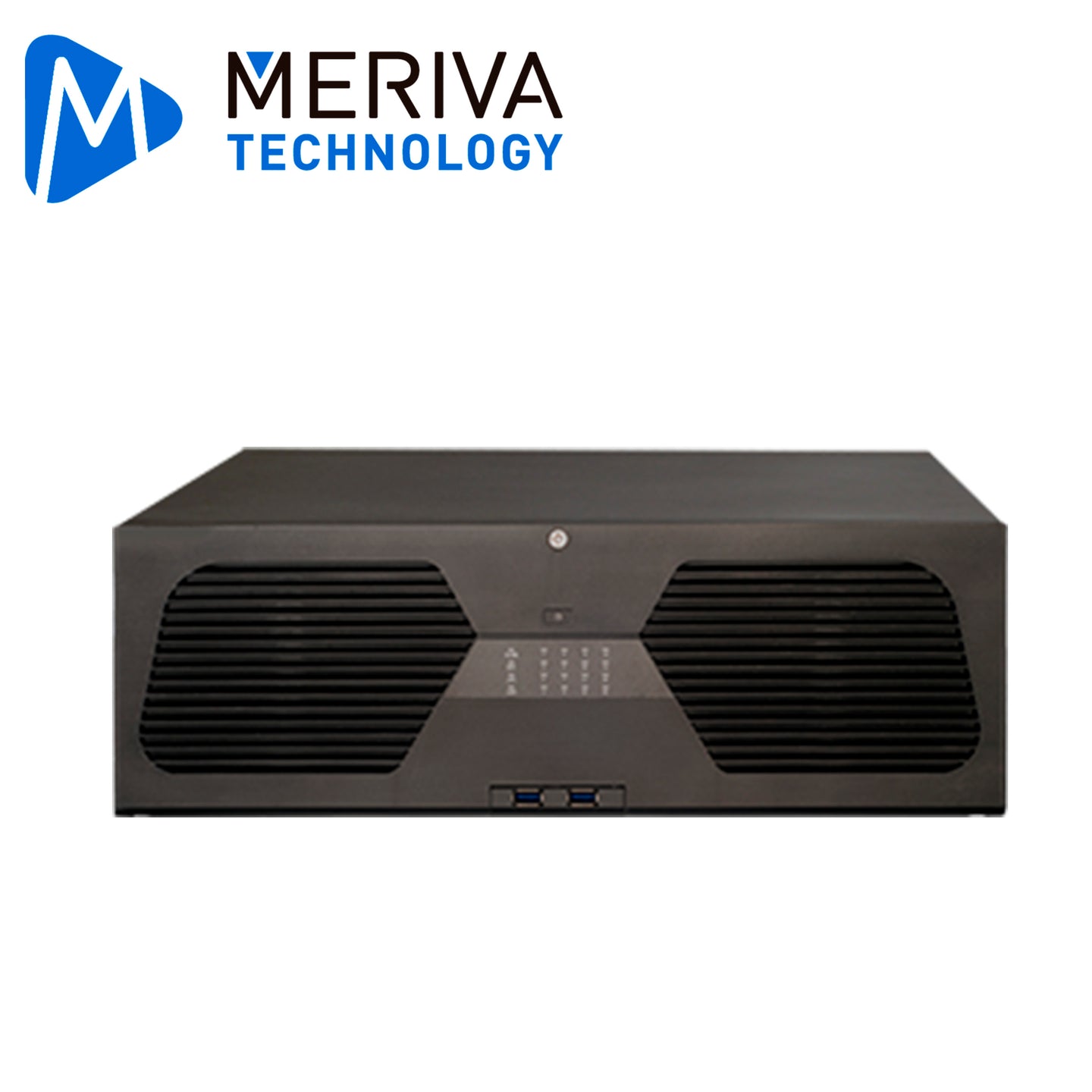 NVR 128CH IP 8K MERIVA TECHNOLOGY MNVR-16128A / NO POE / ONVIF / 4 SALIDAS HDMI + 1 VGA SIMULTANEAS / P2P CLOUD / ANALIT