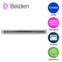 PATCH PANEL KEYCONNECT CAT6A BELDEN AX103254 / TITANIUM / 24 PUERTOS / 1UR / ...