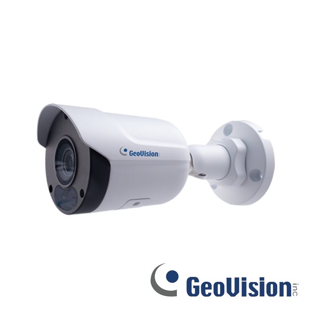 CAMARA IP MINI BULLET GEOVISION GV-TBL2705 / 2MP /H265 / LENTE FIJO 4 MM / IR INTELIGENTES 30 M / IP67 /RANURA MICRO SD 