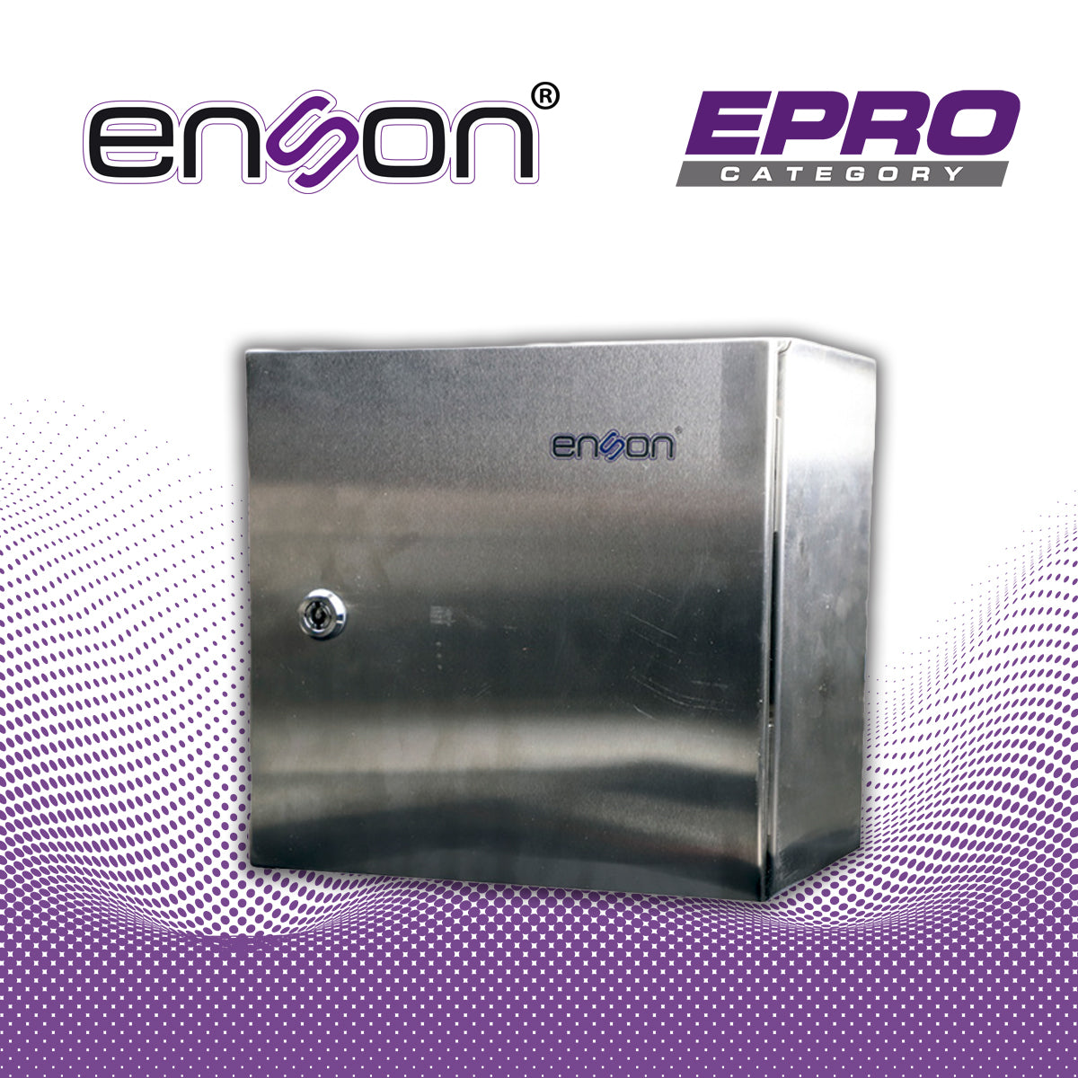 GABINETE DE ACERO INOXIDABLE ENSON ENS-INOX315 MONTAJE EN PARED / MEDIDAS 300MM ALTO × 300MM ANCHO × 150MM PROFUNDIDAD /