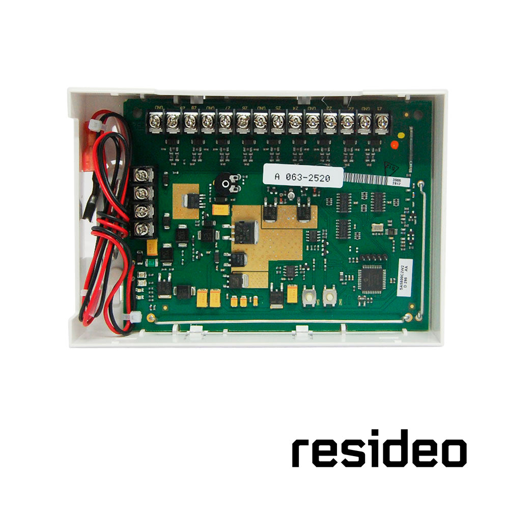 CONVERTIDOR DE ZONAS ALAMBRICAS A INALAMBRICAS RESIDEO 5800C2W SOPORTA 9 ZONAS CABLEADAS CON R.F.L. / NO APTO PARA SENSO