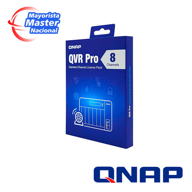 QNAP LIC-SW-QVRPRO-8CH QNAP QVR PRO 8 CHANNEL LICENSE (QVR PRO GOLD IS REQUIRED)