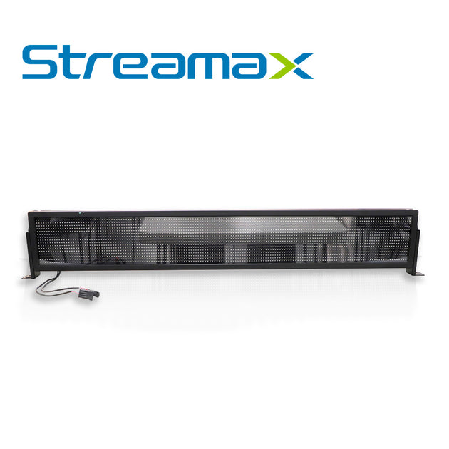 ANUNCIADOR DISPLAY STREAMAX ANDLED-FRONT / 18-32 VCD / 135.3 X 21 X 5 CM / VISIBILIDAD 2-80M