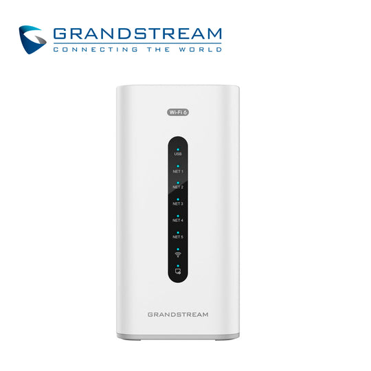 DISPOSITIVO 4 EN 1 WIFI 6 GRANDSTREAM GCC6010W CONMUTADOR IP / FIREWALL / RUTEADOR VPN / SWITCH 5 PUERTOS GIGABIT WAN/LA