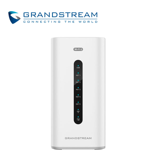 DISPOSITIVO 4 EN 1 WIFI 6 GRANDSTREAM GCC6010W CONMUTADOR IP / FIREWALL / RUTEADOR VPN / SWITCH 5 PUERTOS GIGABIT WAN/LA