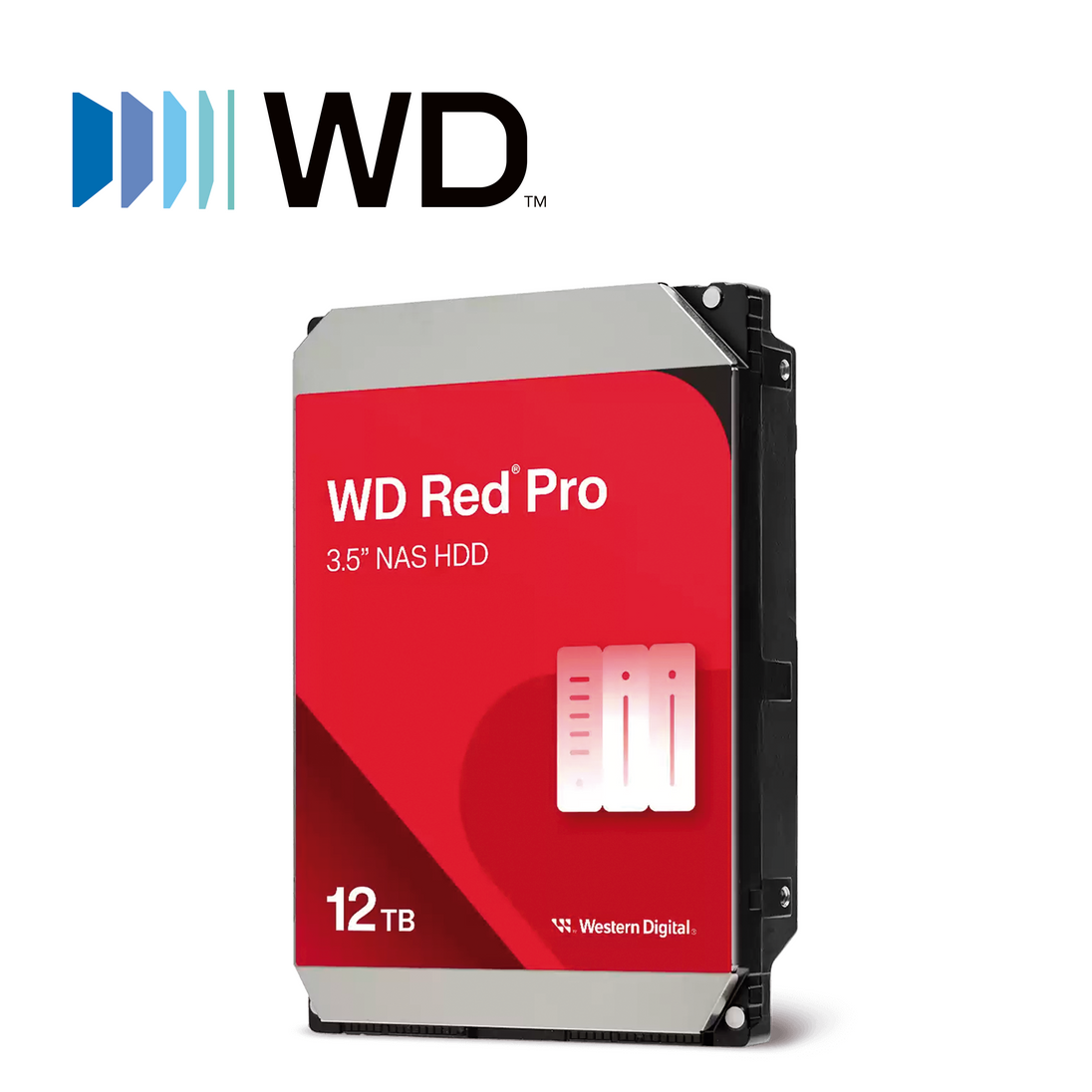 DD DISCO DURO WD122KFBX WD RED PRO 3.5 SATA 12TB CACHE 512MB 7200RMP ESPECIAL PARA ALMACENAMIENTO Y NAS HASTA 24 HABIAS