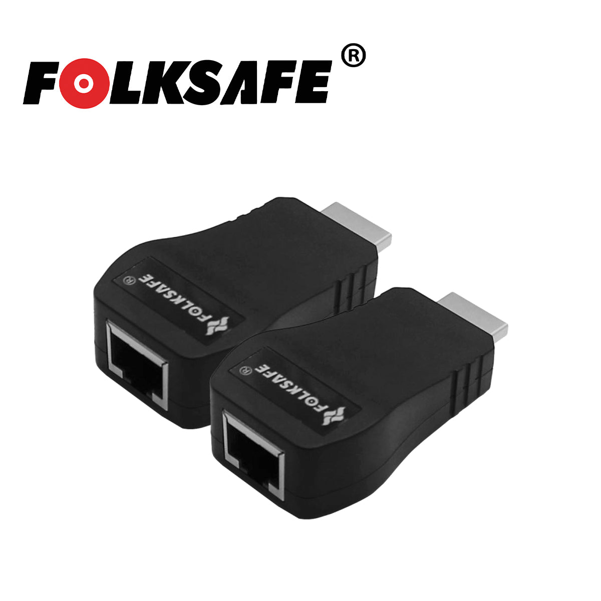 EXTENSOR HDMI FS-HDP2000 FOLKSAFE TRANSMISOR Y RECEPTOR PASIVO HASTA 30M CON UTP CAT5E / EXTENCION DE SEÑAL HDMI HASTA 1